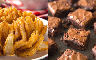 Da cebola do Outback ao brownie de Nutella, qual seu favorito?