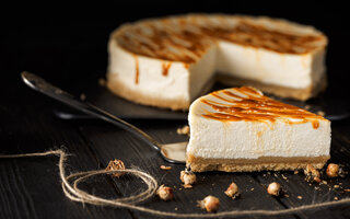 Cheesecake de chocolate branco