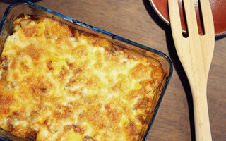 Arroz de forno com queijo coalho