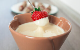 Fondue de chocolate branco