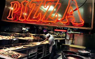 Pizza em um pedacinho da Itália