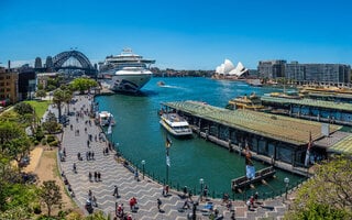 Opera House, Harbour Bridge e Sydney Harbour