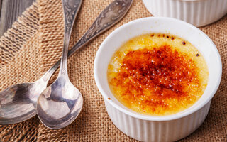 Creme brûlée light de abóbora