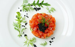 Tartare de salmão