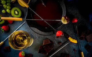 Fondue de chocolate com especiarias