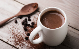 Chocolate quente fit