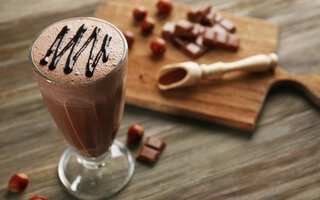 Milk Shake de Café e Chocolate