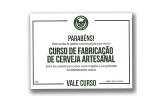 Curso de fabricação de cerveja artesanal