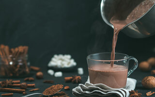 Chocolate quente cremoso