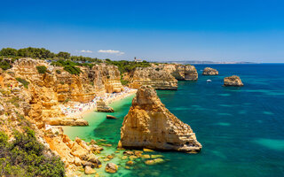 Praia da Marinha, Lagoa