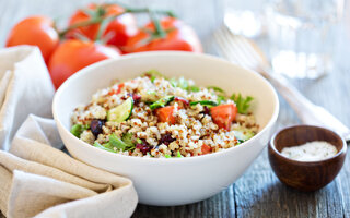 Salada de quinoa