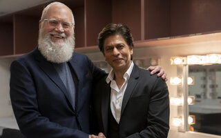 O próximo convidado com David Letterman e Shak Rukh Khan
