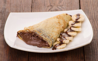 Crepe de Nutella com Banana