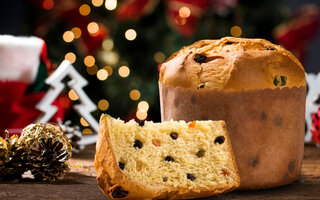 Panettone de frutas secas