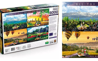 Puzzle Grow Vinhos do Mundo