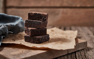 Brownie vegano de feijão