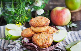 Muffin de Maçã e Canela sem glúten