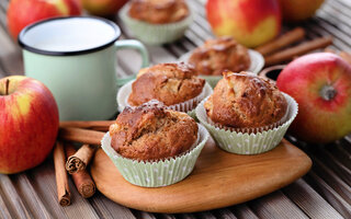 Muffin de Maçã e Canela