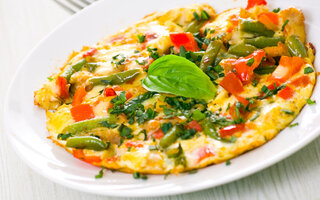 Omelete de vegetais