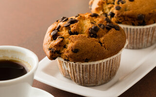 Muffin de Chocolate e Banana