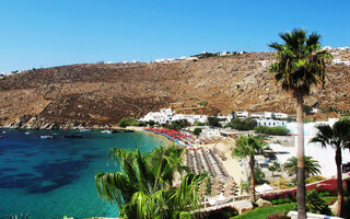 Praia Psarou, Mykonos, Grécia