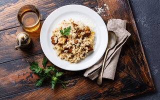 Risotto de Shitake, Shimeji e Paris Receita por Joao - Cookpad