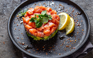 Tartar de salmão