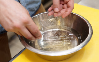 Preparando a gelatina