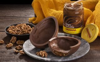 Ovo de Chocolate ao Leite recheado de Dulce de Leche e Nozes – Havanna