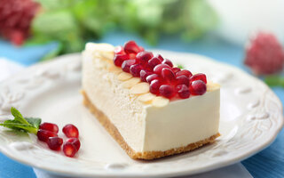 Cheesecake de romã