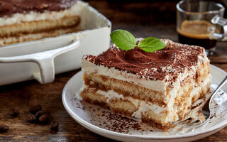 Tiramisu com creme de ricota