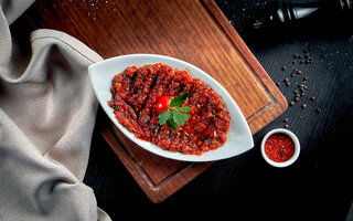 Pasta de Tomate Seco e Grão-de-Bico