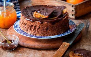 Bolo de Nescau e Laranja