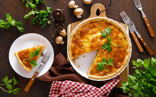 Quiche de frango na Airfryer