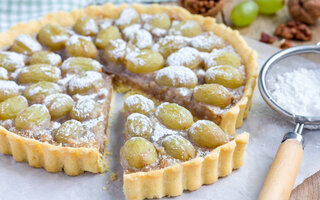 Torta de Leite Ninho e Uva