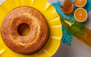 Bolo de Laranja com Calda