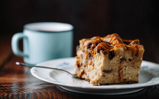 Torta de Banana com Panettone Zero Adição de Açúcares