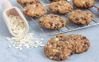 Cookie com farinha de aveia e óleo de coco