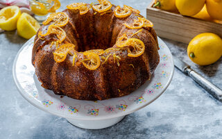 Bolo de Limão com Brigadeiro