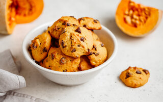 Cookies Integrais de Aveia e Abóbora