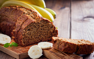 Bolo de Banana com Aveia