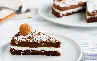 Bolo de Chocolate e Coco