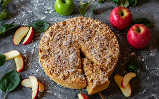 Crumble de Maçã e Aveia