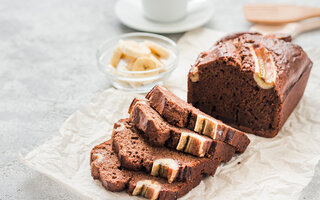 Bolo de Banana com Farelo de Aveia