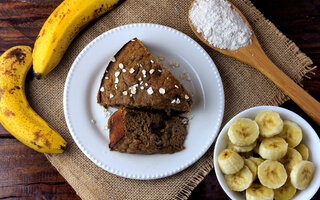 Bolo de Banana com Aveia