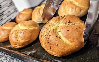 Pão de Minuto com Farinha Integral e Aveia