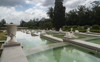 As obras contemplaram o jardim, incluindo duas fontes que foram destruídas na década de 1970