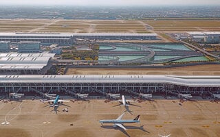 Aeroporto Internacional de Shanghai Pudong, na China