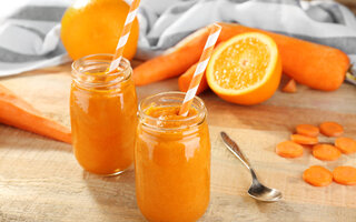 Smoothie de Laranja com Cenoura