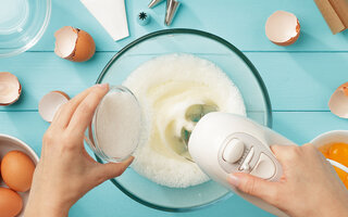 Modo de preparo do merengue – Passo 1